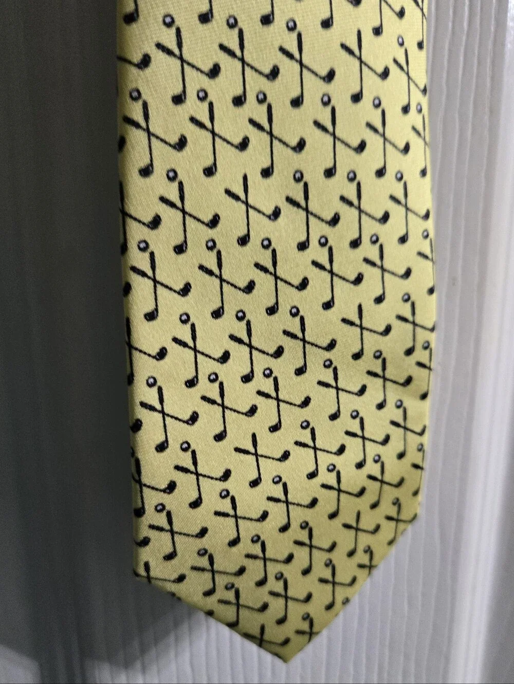NEW! Class Club Boy’s Tie with Golf Design, golf tie, golfer tie, osfm